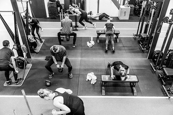 WATT fitter en sterker sportschool bovenaanzicht