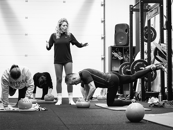 Pilates bal leg pull WATT fitter en sterker