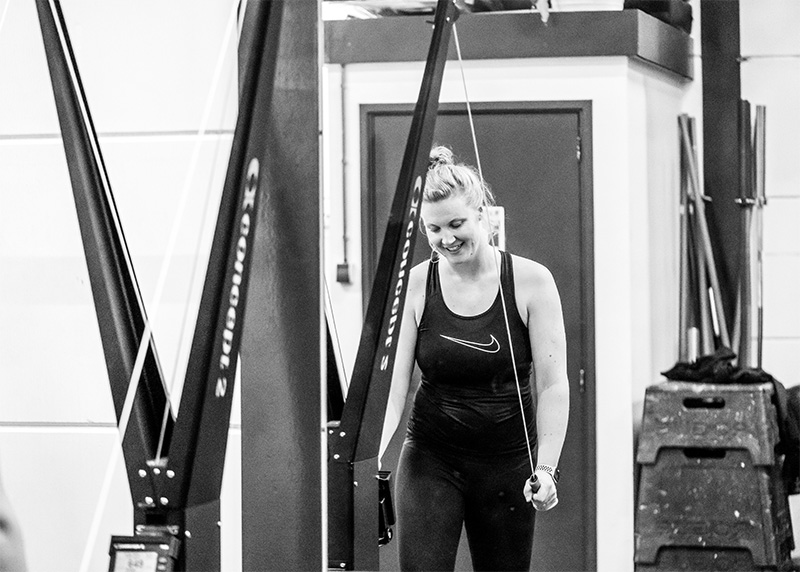 Training armen skibeweging bij WATT fitter en sterker